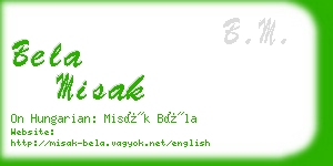 bela misak business card
